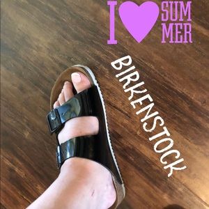 🎀black Birkenstock sandal mules🎀